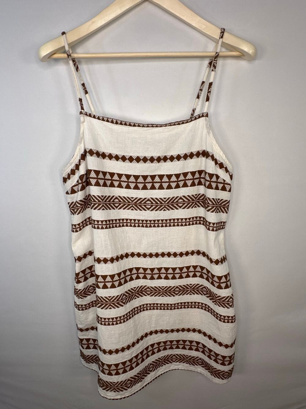 Aerie Tribal Print Open Back Sundress Coverup Size Large